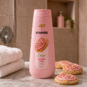Body Wash Confetti Cake Dove x Crumbl